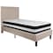 Flash Furniture Roxbury Twin Platform Bed Set, Beige SL-BM-17-GG - alternate 2
